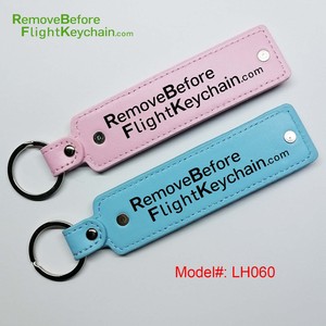 Porte-clés personnalisé en cuir vierge, porte-clés de voiture économique en cuir PU rond avec logo de marque, étiquette de support de porte-clés - Product Image 3