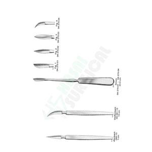 Manche de scalpel professionnel en acier inoxydable et lames couteaux à dissection CE ISO approuvé utilisation hospitalière réutilisable - Product Image 1