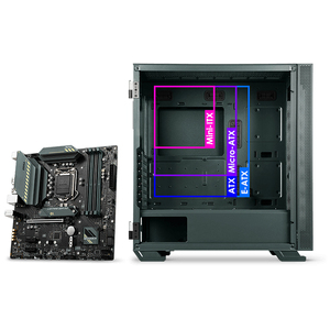 MSI MAG VAMPIRIC 300R MIDNIGHT GREEN MATX Mid Tower Máy Tính Chơi Game <span class=keywords><strong>Case</strong></span> Với 120 Mét ARGB Fan Tempered Glass - Product Image 6