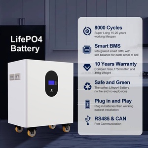 ระบบจัดเก็บพลังงานภายในบ้าน 51.2V 20kWh 15kWh 10kWh แบตเตอรี่ลิเธียมแบบตั้งพื้นสำหรับเก็บพลังงานแสงอาทิตย์ รองรับ 10KWH-15KWH-20KWH 48V - Product Image 4