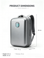 Localisateur GPS antivol, traceur intelligent anti-perte, sac à dos rigide imperméable pour ordinateur portable professionnel, logo personnalisé, vente en gros