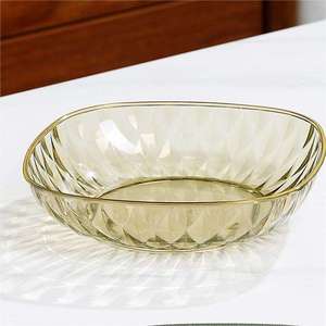 Luxury Plastic <strong>Display</strong> Tray Salad Food Storage <strong>Containers</strong> Dry Snacks <strong>Fruit</strong> Plate Serving Decoration Party - Product Image 4