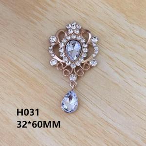 新しいフラットバックブローチペンダント32*60mmクリスタルDiyジュエリーアクセサリークラフト - Product Image 4