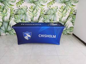 Chất lượng cao Polyester Spandex hình chữ nhật bảng vải sang trọng tiệc trang trí đám cưới Khăn trải bàn cho các sự kiện - Product Image 5