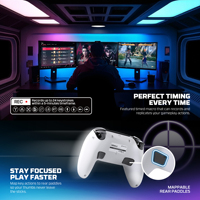 Manette de jeu Fantech WGP16 à effet Hall pour PS4, contrôleur de jeu avec pavé tactile et base de charge, manette de jeu pour PC