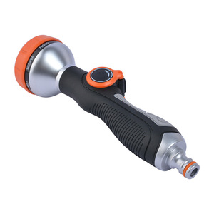 Boquilla de lavado de autos Huabangshi, pistola de pulverización de 8 funciones con pulsador, patrones variables para lavado de autos y jardinería - Product Image 2