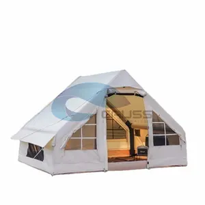 Самый популярный большой семейный надувной дом, кубическая кабина, палатки для кемпинга на открытом воздухе, надувная палатка для кемпинга и трекинга
