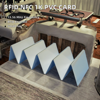 Carte intelligente RFID NFC ISO14443B SE 1K Classic 1K PVC, mini-étiquette de paiement vierge, carte intelligente Sri512
