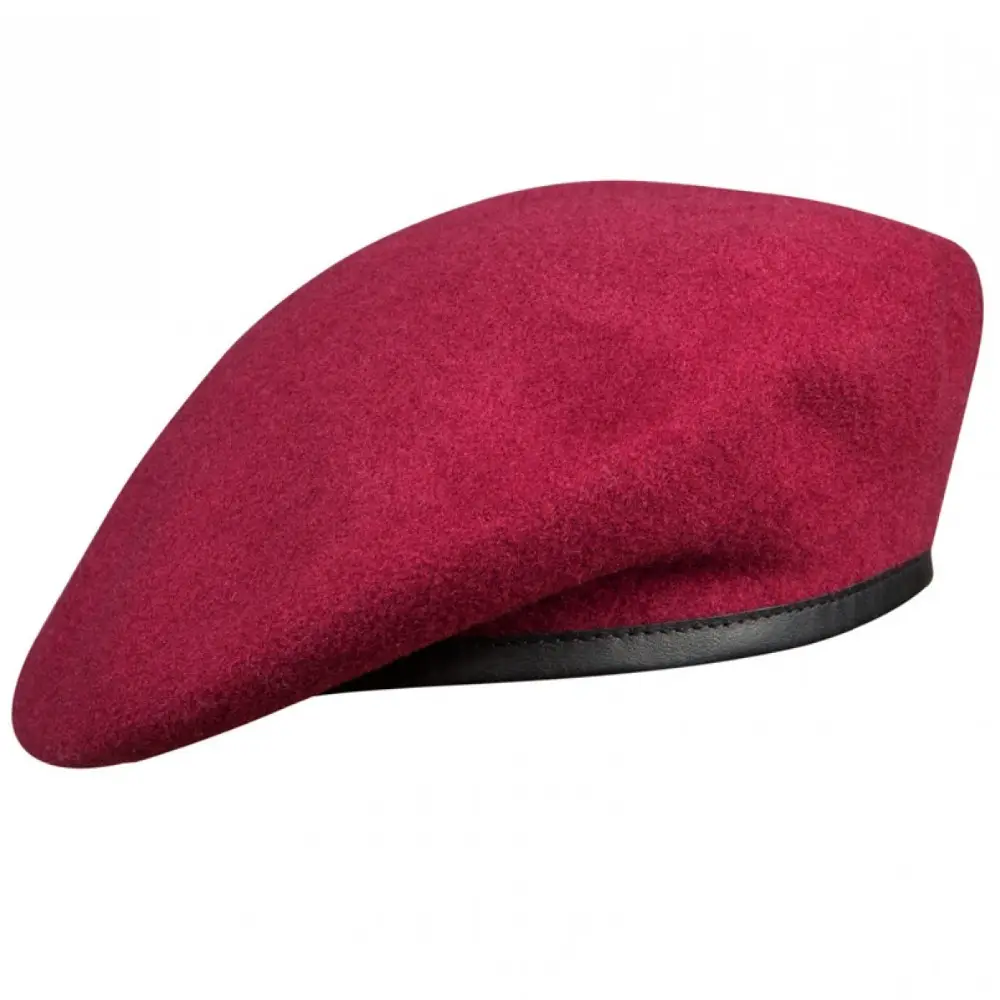 Guangzhou customized high quality 100% wool combat beret caps