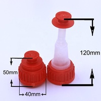 Fabricant de bouchons en plastique Haoshun 120 mm : Bouchons en plastique de 1 L, 4 L et 5 L avec becs flexibles pour bouteilles d'huile moteur et de lubrifiant
