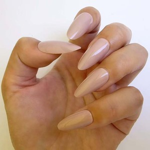 <span class=keywords><strong>Uñas</strong></span> Postizas de <span class=keywords><strong>Color</strong></span> <span class=keywords><strong>Carne</strong></span>, Simples, para Manicura Diaria, 24 Piezas, Tamaño Completo, Personalizables, Venta al Por Mayor - Product Image 2
