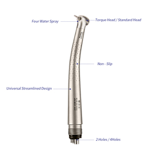 Jingnuo YLW-0L4P-A Elektrische Tandheelkundige Hoge-Snelheid Handstuk Titanium Anti-Zuig Lucht Turbine Motor 4 Water Spray <span class=keywords><strong>CE</strong></span> Gecertificeerd - Product Image 2