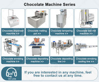 Petit équipement de fonte de chocolat de table de 30 kg, table vibrante de 5 kg pour le tempérage du chocolat