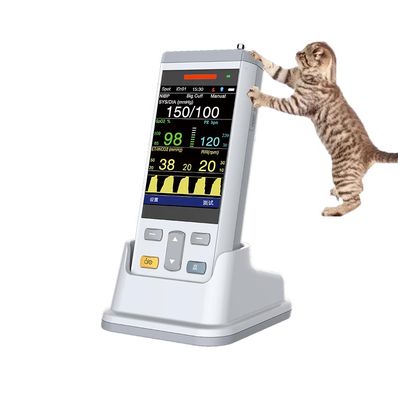 PC100SEV Ветеринарный монитор etco2 медицинское устройство с датчиком co2 veterinaria