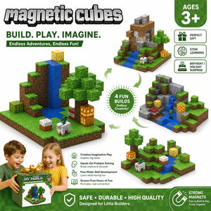 Cubes 3D magnétiques STEM les plus vendus, ensemble de blocs de construction éducatifs, matériau plastique, certifié EN71 CPC, pour les enfants de plus de 14 ans - Product Image 5