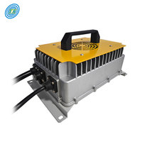 Chargeur rapide de voiture YUCOO YK-CD7235 pour batteries au plomb-acide et au lithium 72V 35A, étanche, portable, pour fauteuils roulants électriques, argent, bleu, rouge