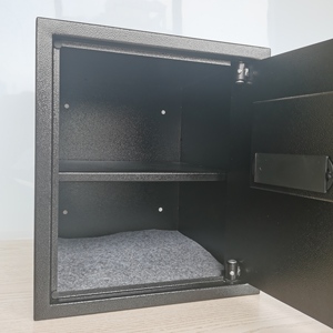 High-end heavy-duty luxury steel electronic password fingerprint wall-mounted safe with removable shelf for office home hotel - Product Image 4