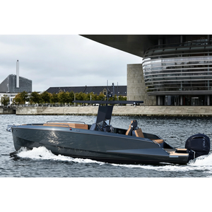 Yate de Lujo Apreciado en el Mercado con Motor Fuera de Borda, Barco de Fibra de Vidrio para 8 Personas, Certificado CE, Pesca Costera - Product Image 4