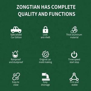 Couverture de benne à roulettes pour Ford Ranger, couverture de benne électrique coulissante automatique, couverture de benne de camionnette, couverture de tonneau - Product Image 5