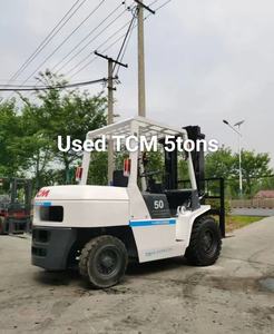 Chariot élévateur diesel d'occasion TCM 10 TONNES 7 tonnes 5 tonnes 2 mâts 4,5 m 3 tonnes 5 tonnes Prix bas Chariot élévateur à moteur d'occasion Heli à Shanghai - Product Image 6
