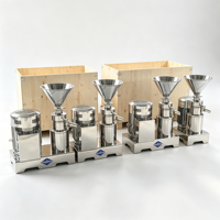 Moulin colloïdal refroidi par eau Wintop de haute qualité pour fèves de cacao 10-30 kg/h, machine à broyer le cacao pour la fabrication de pâte de chocolat, noix et maïs