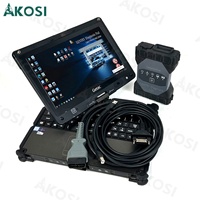 Outil de diagnostic automobile et camion DolP WiFi OEM MB STAR C6 Connect C6 Sd Connect Xentry Das Wis Epc Support CAN + Ordinateur portable Getac V110