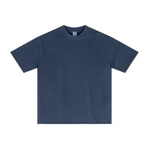 Camiseta de Manga Corta con Logotipo Personalizado, Color Sólido, para Hombre, 100% Algodón, Básica, Informal, Transpirable, para Uso Diario en Verano - Product Image 4