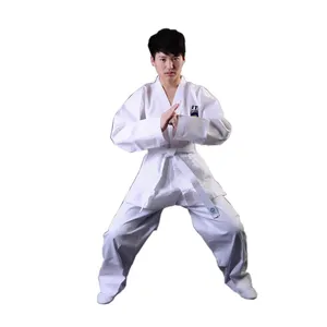 ITF White Twilled Taekwondo Uniform for Kids