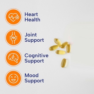 Oferta Especial Omega 3, 60 Cápsulas Blandas, Extracto para Mejorar el Estado de Ánimo, Apoyo para la Salud del Corazón, Cerebro, Ojos e Inmunidad para Adultos, Suplemento de Omega - Product Image 6