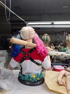 Statue de Harley Quinn grandeur nature 1:1, figurine de Margot Robbie de Suicide Squad, grande sculpture en résine pour la décoration de cinéma et de centre commercial - Product Image 5
