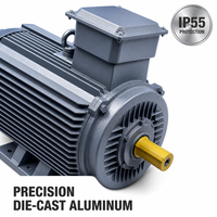 Moteur asynchrone synchrone hybride triphasé IE5 AC PMSM super efficace 50Hz 2,2KW 1500 tr/min pour équipement industriel