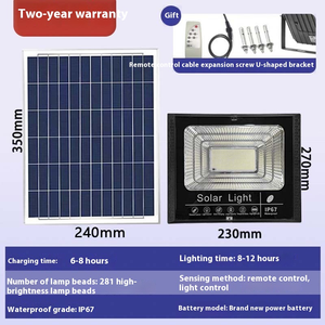 Ventes directes d'usine nouvelle lampe solaire éclairage extérieur lampe de jardin projecteur solaire nouveau lampadaire rural - Product Image 6