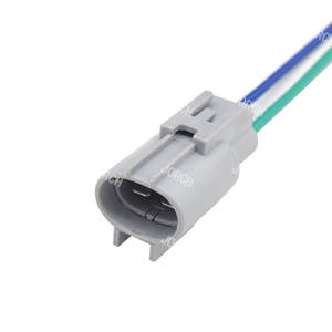 2ขาชายปลั๊กพัดลมอิเล็กทรอนิกส์4.8มิลลิเมตรชุดกันน้ำอัตโนมัติลากสายเชื่อมต่อ176143-6 DJ7021Y-4.8-11 - Product Image 1