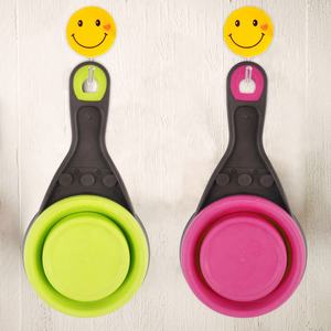 Mangkuk Makan Anjing Lipat Silikon Portabel untuk Perlengkapan Hewan Peliharaan Mangkuk Anjing Kecil Sedang Aksesoris Hewan Peliharaan - Product Image 4