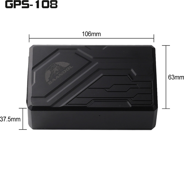 Portable GPS Tracker 108 with 10000mAh Li-ion Large Battery Long Standby Wireless GPS Tracking Device TK108