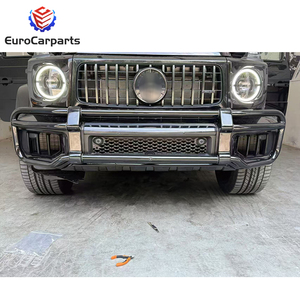 2025 negro brillante clase G Bull Bar W465 G63 protector de parachoques delantero nuevos kits de carrocería de coche W465 protector de parachoques con soporte - Product Image 6