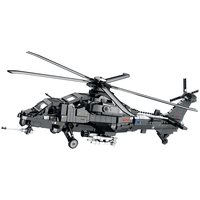 Reobrix WZ-10 Série Militaire Black Hawk Commandos Hélicoptère Modèle Blocs de Construction Jouets Briques DIY pour Enfants et Adultes