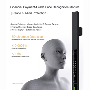 Cerradura inteligente Para puerta mặt ID không thấm nước ngoài trời sinh trắc học vân tay khóa - Product Image 5