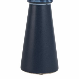 Vaso in Ceramica Moderno Blu Cilindrico Decorativo per Soggiorno, Ufficio, Camera da Letto e Vanità - Product Image 5