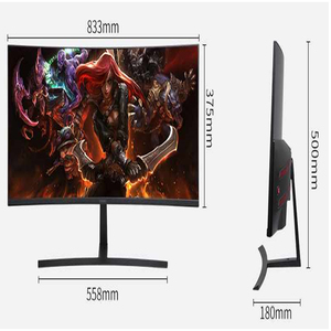 Ultra gran 35 pulgadas r1800 curvado monitor para escritorio 2 K resolución - Product Image 4