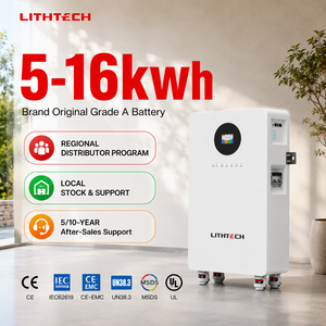 Système d'énergie solaire vertical de grande capacité 15 kWh, étanche à l'eau et à la poussière IP65, batterie lithium-ion 51,2 volts 300 Ah 314 Ah - Product Image 1