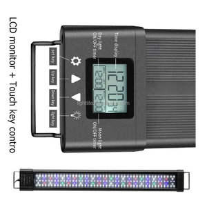 Barra de soporte de luz <span class=keywords><strong>Led</strong></span> para <span class=keywords><strong>acuario</strong></span> de agua dulce, lámpara LCD de aluminio de espectro completo de 12-55 pulgadas para tanque de peces - Product Image 2