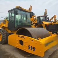 Compacteur de sol vibrant XS223J, rouleau à tambour unique de 22 tonnes pour la construction de routes et d'aéroports