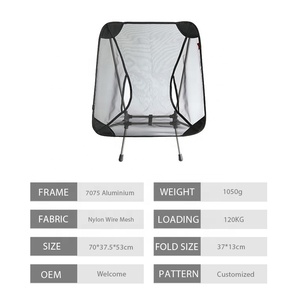 Portátil plegable reclinable <span class=keywords><strong>de</strong></span> aluminio <span class=keywords><strong>de</strong></span> playa Silla <span class=keywords><strong>de</strong></span> Camping <span class=keywords><strong>de</strong></span> senderismo - Product Image 2
