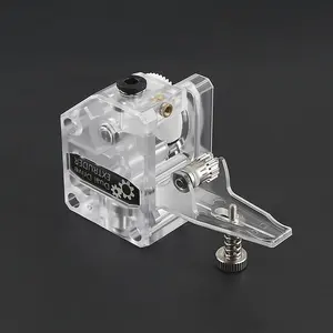 NEW 3D Printer Extruder transparent Clone Dual Drive Extruder upgrade Bowden extruder 1.75mm filament for 3d printer