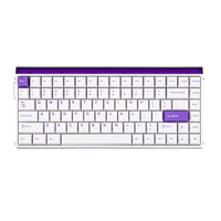 Teclado para Juegos AULA Hero84 HE US QWERTY con Cable, Retroiluminación RGB, 78 Teclas, 8KHz Polling, USB Tipo-C, Programable