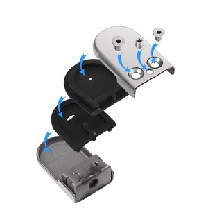 Thép Không Gỉ Kính Kẹp Khung Có Thể Điều Chỉnh Kính Kẹp Kẹp Chủ Cho 8-10Mm Kính Phẳng Lan Can Cầu Thang Lan Can - Product Image 5