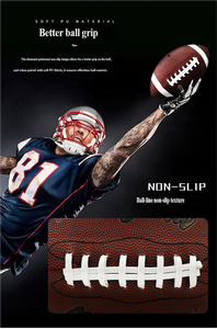 Pallone da Football Americano Taglia 3 6 9 Cucito a Macchina, Vendita Diretta dalla Fabbrica, per Allenamento e Partite 2026-1, per Bambini - Product Image 2