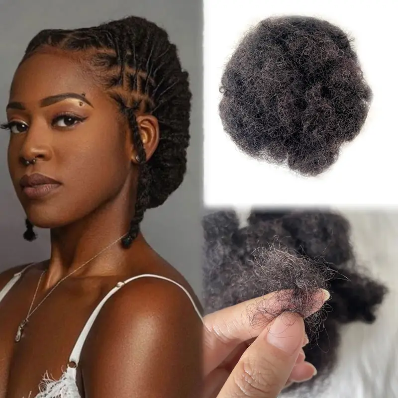 Großhandel Günstige 100% Natur Remy 10A Haar 30g 50g Schwarz Farbe Afro Kinky Bulk Flechten Haar Für Dread lock Haar verlängerungen