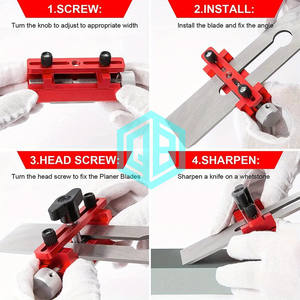 Affûteur manuel de couteaux, support de fixation, <span class=keywords><strong>guide</strong></span> d'angle réglable pour ciseaux à <span class=keywords><strong>bois</strong></span>, couteaux et rabots, outils d'affûtage - Product Image 5